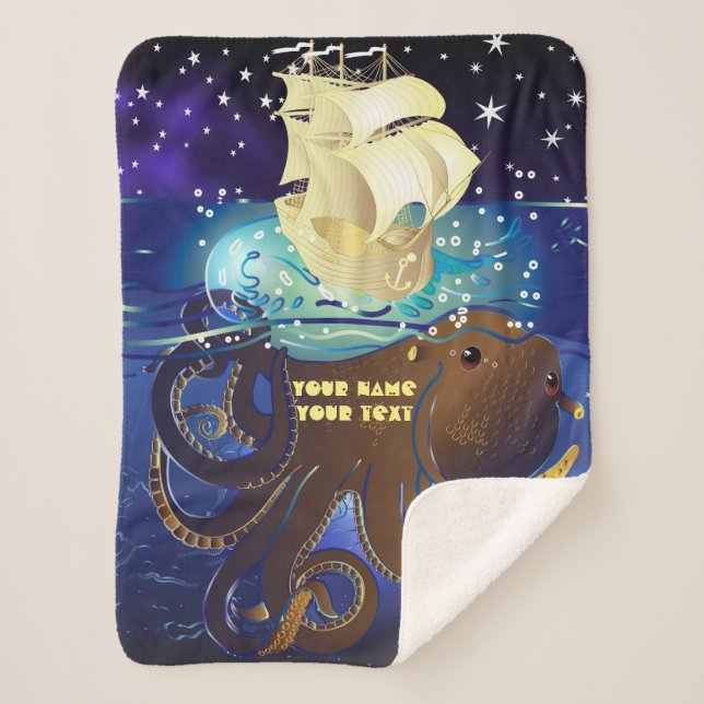 Kraken Groß und Caravella Sherpadecke (Vorderseite)