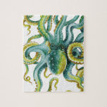 Kraken-grüne Aquarell-Kunst<br><div class="desc">Krakenkunst</div>