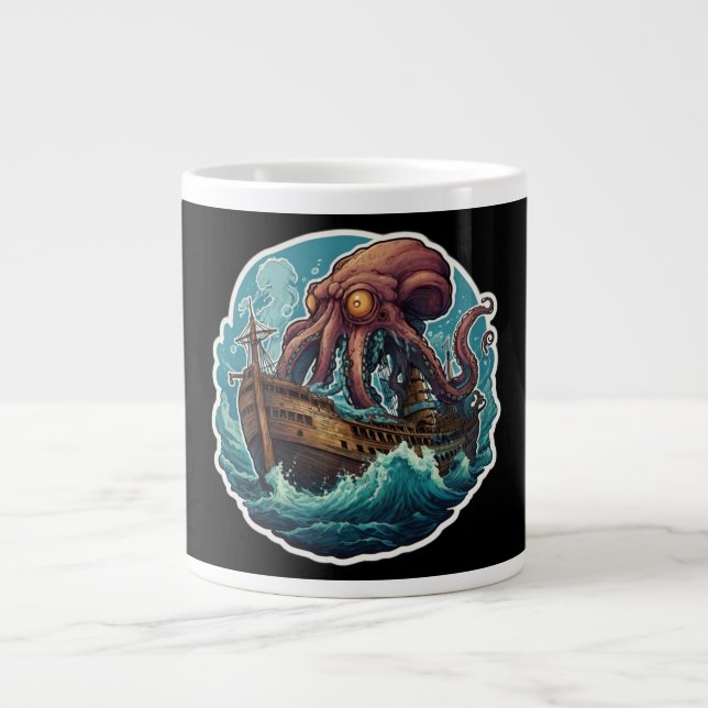 Kraken Jumbo-Tasse (Vorderseite)