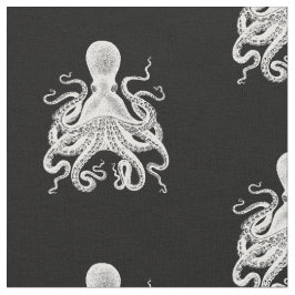 Kraken Krake Steampunk Gewebe Ozean Stoff