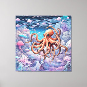 Kraken Leinwanddruck