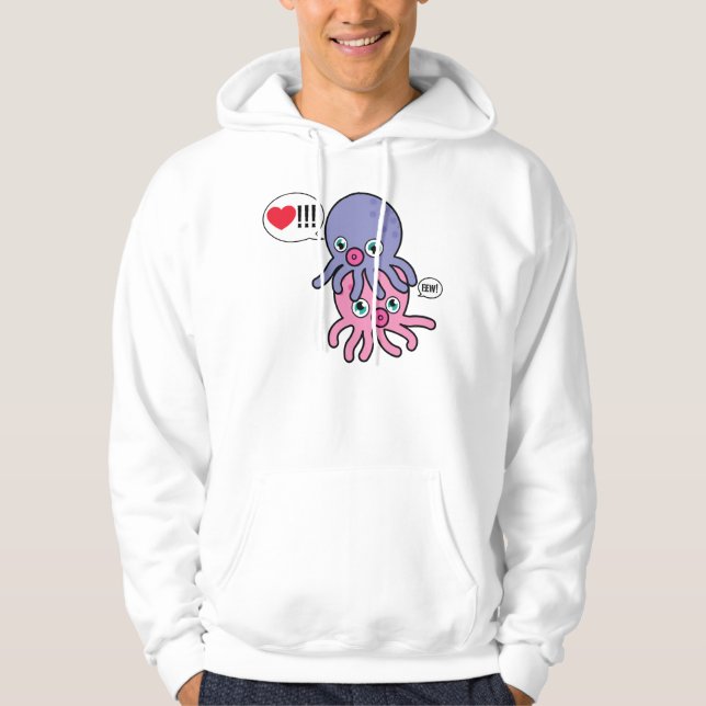 KRAKEN-LIEBE Hoodie (Vorderseite)