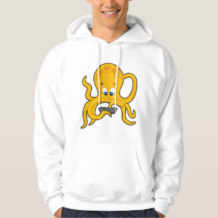 Kraken mit Laptop Hoodie