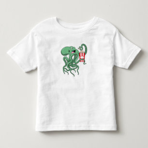 Kraken mit Popcorn Kleinkind T-shirt