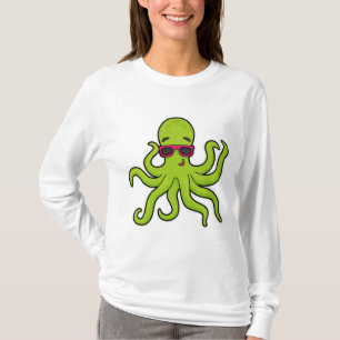 Kraken mit Sonnenbrille T-Shirt