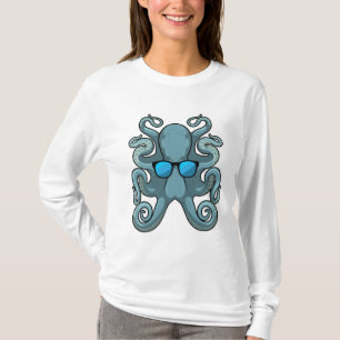 Kraken mit Sonnenbrille T-Shirt