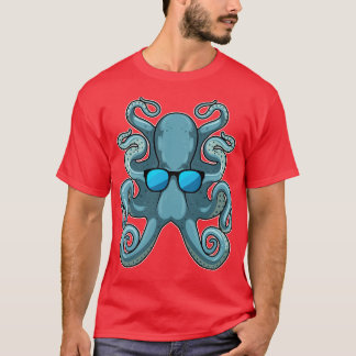 Kraken mit Sonnenbrille T-Shirt