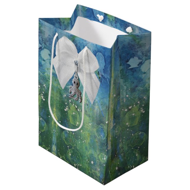 Kraken Mittlere Geschenktüte (Vorderseite Schrägansicht)