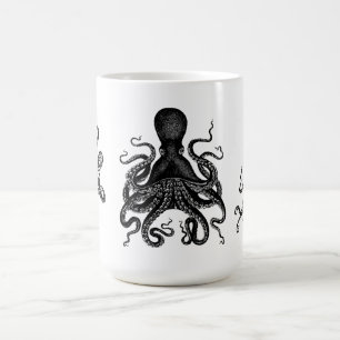 Kraken-Oktopus-Tasse für Steampunk-Cthulu-Fans! Kaffeetasse