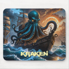 Kraken-Riesenfresser wie Monsterkreatur Mousepad