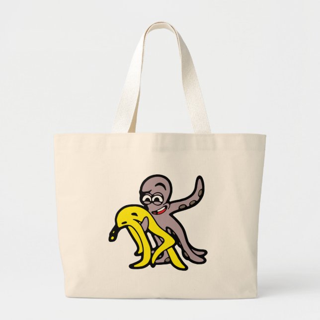 KRAKEN-SALSA-TÄNZER JUMBO STOFFBEUTEL (Vorne)