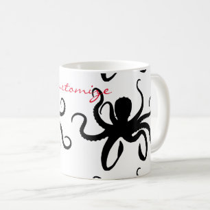 Kraken-Silhouette Thunder_Cove Kaffeetasse