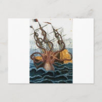 Kraken Steampunk Octopus Vintag