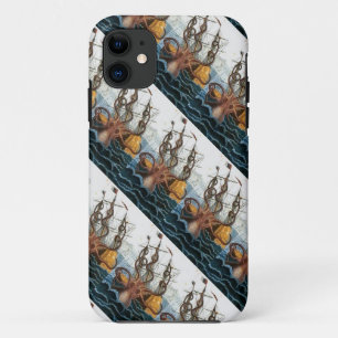 Kraken Steampunk Vintages riesiges Kraken-Muster Case-Mate iPhone Hülle