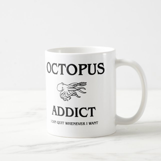 Kraken-Süchtiger Kaffeetasse (Rechts)