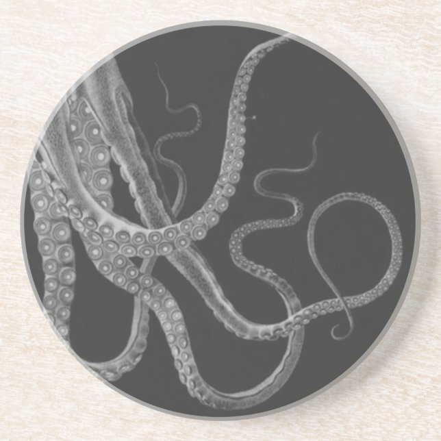 Kraken-Tentakel-Triptychon-Untersetzer Getränkeuntersetzer (Vorne)