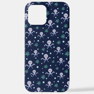 Kraken unter dem Meereskidsmuster iPhone 12 Pro Max Hülle