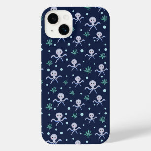 Kraken unter dem Meereskidsmuster iPhone 14 Plus Hülle