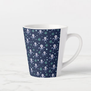 Kraken unter dem Meereskidsmuster Milchtasse