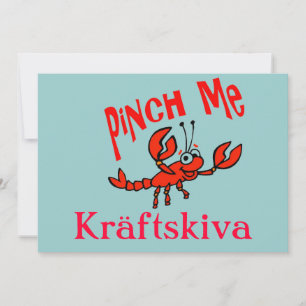 Krakisches Party, Kräftskiva, Skandinavien Einladung