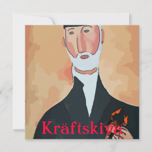 Krakisches Party, Kräftskiva, Skandinavien Einladung