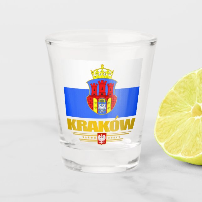 Krakow Schnapsglas (Vorderseite)