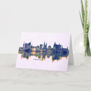 Krakow Skyline Feiertagskarte