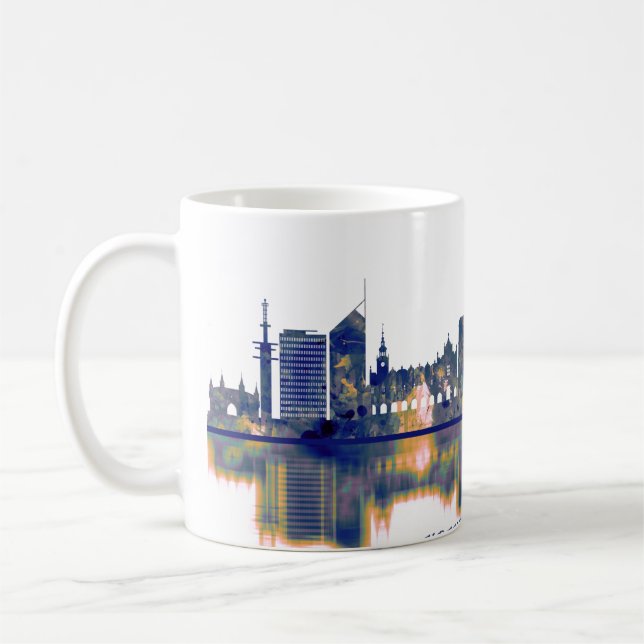Krakow Skyline Kaffeetasse (Links)
