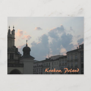 Krakow Sunset Postkarte