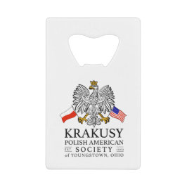 Krakusy Polnisch American Society Bottle Opener Geldbeutel Flaschenöffner