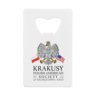 Krakusy Polnisch American Society Bottle Opener Geldbeutel Flaschenöffner