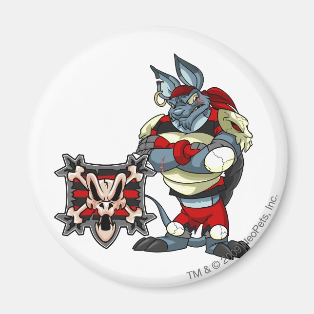 Krakwk Island Team Kapitän 1 Magnet (Vorne)