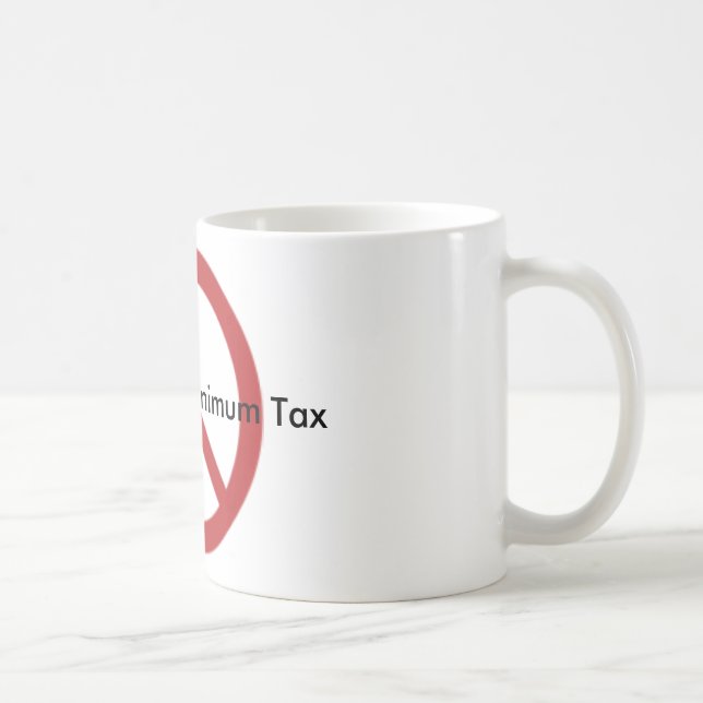 Kram die Mindeststeuer-Tasse Kaffeetasse (Rechts)
