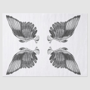 Kram-Zeitschrift Wings Element-Blatt Seidenpapier