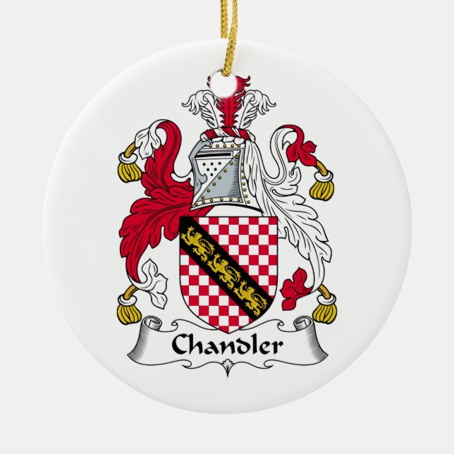 Krämer-Familienwappen Keramik Ornament (Vorne)