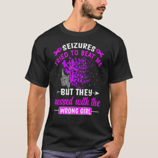 Krampfanfälle versuchten mich mit Epilepsie Awaren T-Shirt