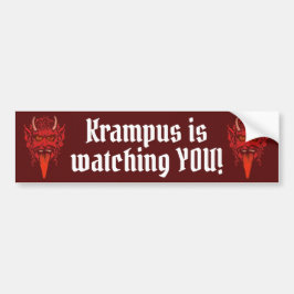 Krampus-Autoaufkleber Autoaufkleber
