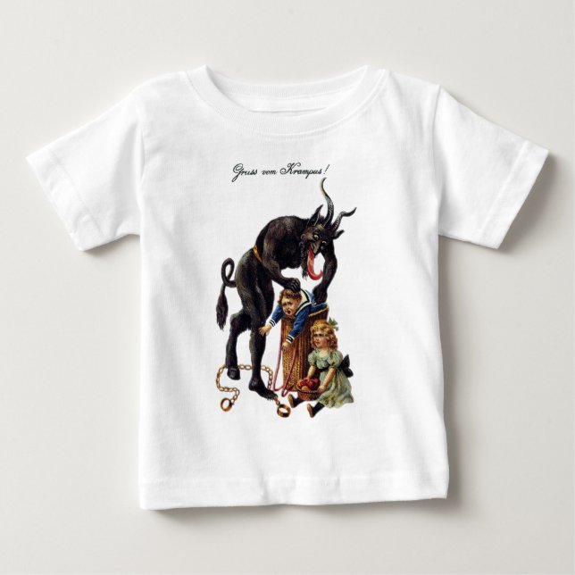Krampus Baby T-shirt (Vorderseite)