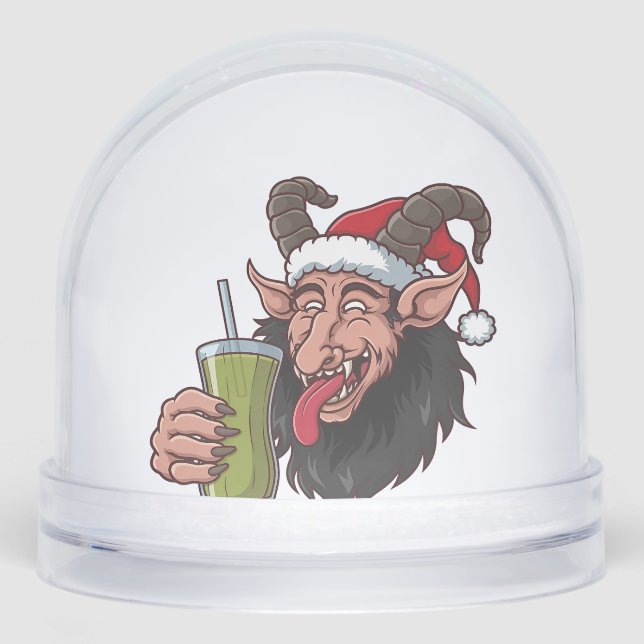 Krampus Boire Vert Matcha Noël Éffrayant (Avant)
