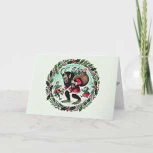 Krampus Christmas Dankeskarte