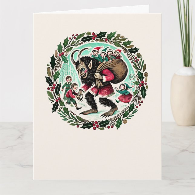 Krampus Christmas                                  Karte (Vorderseite)