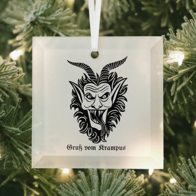 Krampus Christmas Ornament Aus Glas (Insitu)