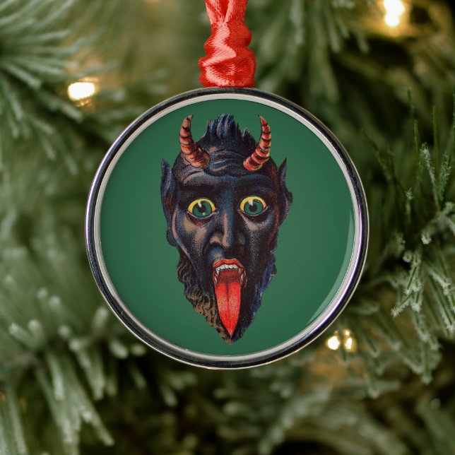 Krampus Christmas Ornament Aus Metall (Baum)