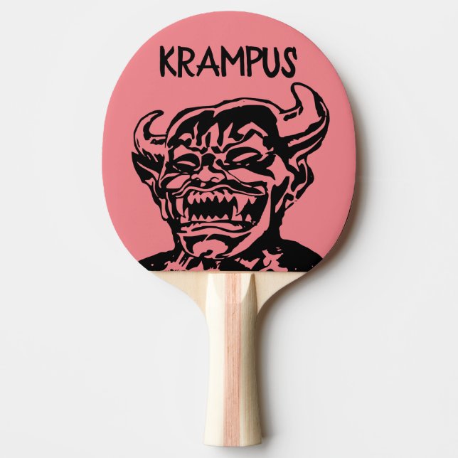 KRAMPUS CHRISTMAS PADDLES PONG TISCHTENNIS SCHLÄGER (Vorderseite)