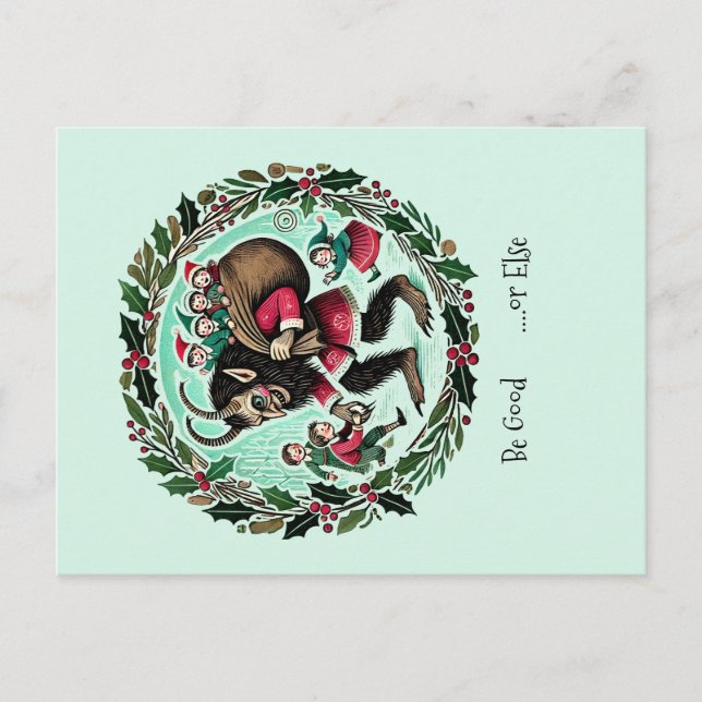 Krampus Christmas                                  Postkarte (Vorderseite)