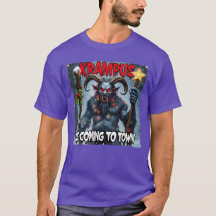 Krampus Comingown Frohe Weihnachten Gothic Weihnac T-Shirt