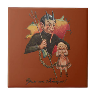 Krampus durchbrechen fliese