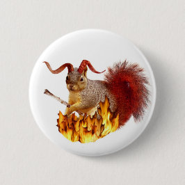 Krampus Eichhörnchen-Knopf Button