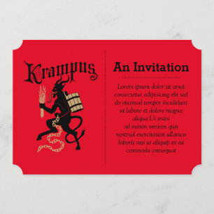 Krampus Einladung