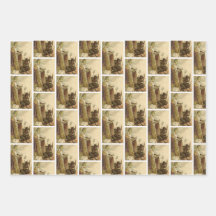 Krampus + Ensemble de papier d'enrobage St Nick